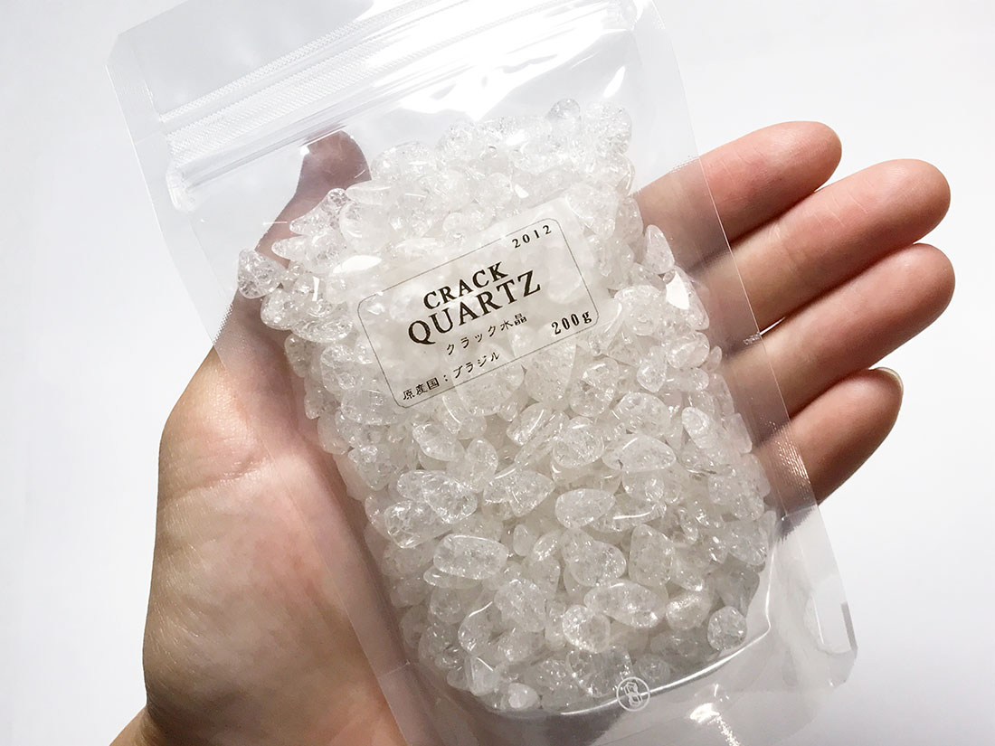 クラック水晶 さざれ 200g