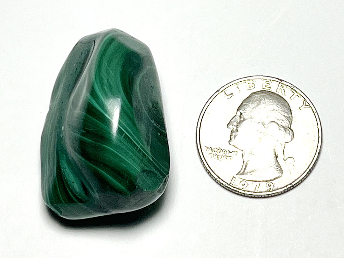 コンゴ民主共和国産 マラカイト タンブル ( 孔雀石 )/ Malachite