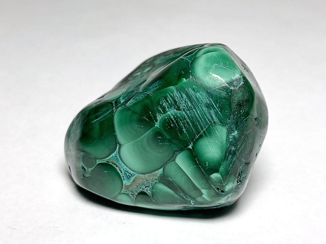 コンゴ民主共和国産 マラカイト タンブル ( 孔雀石 )/ Malachite