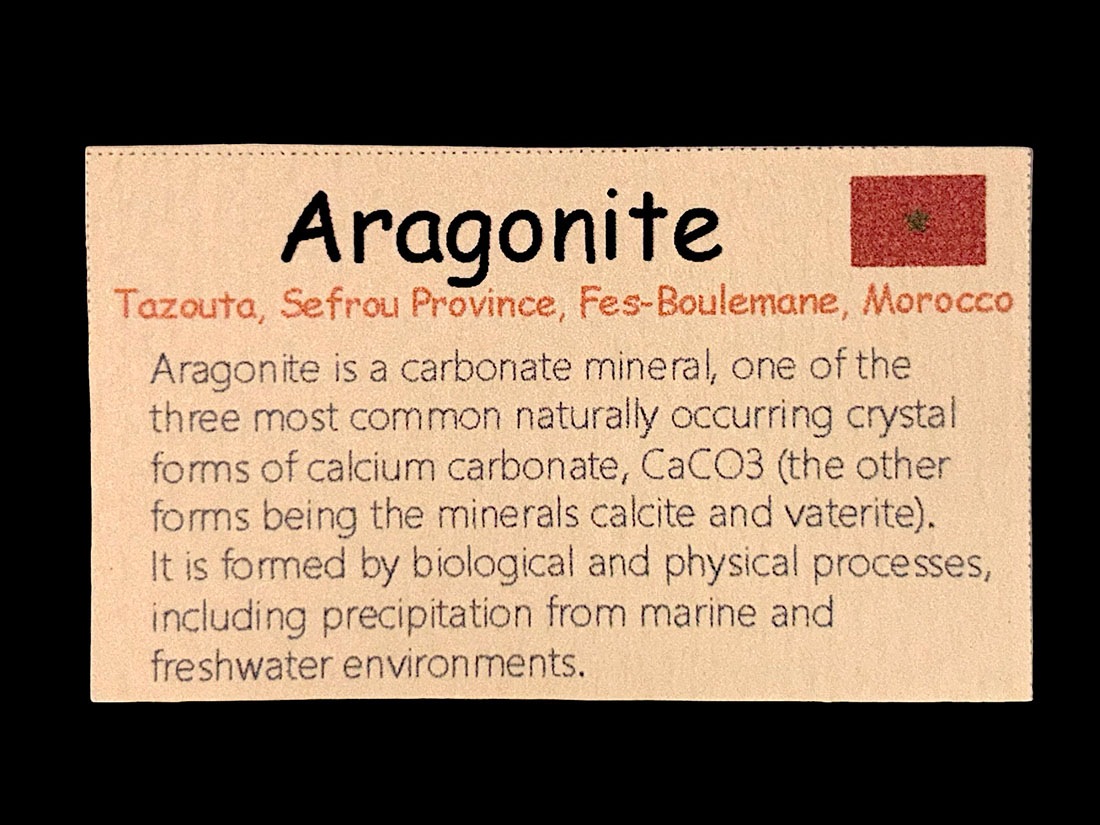 モロッコ産アラゴナイト/Aragonite (霰石)