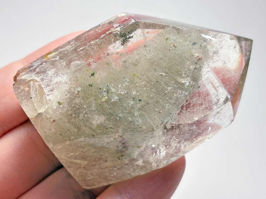 ブラジル産　ガーデンクォーツ (水晶) 鉱物標本 ブラジル産 ガーデンクォーツ ポリッシュ /Garden Quartz