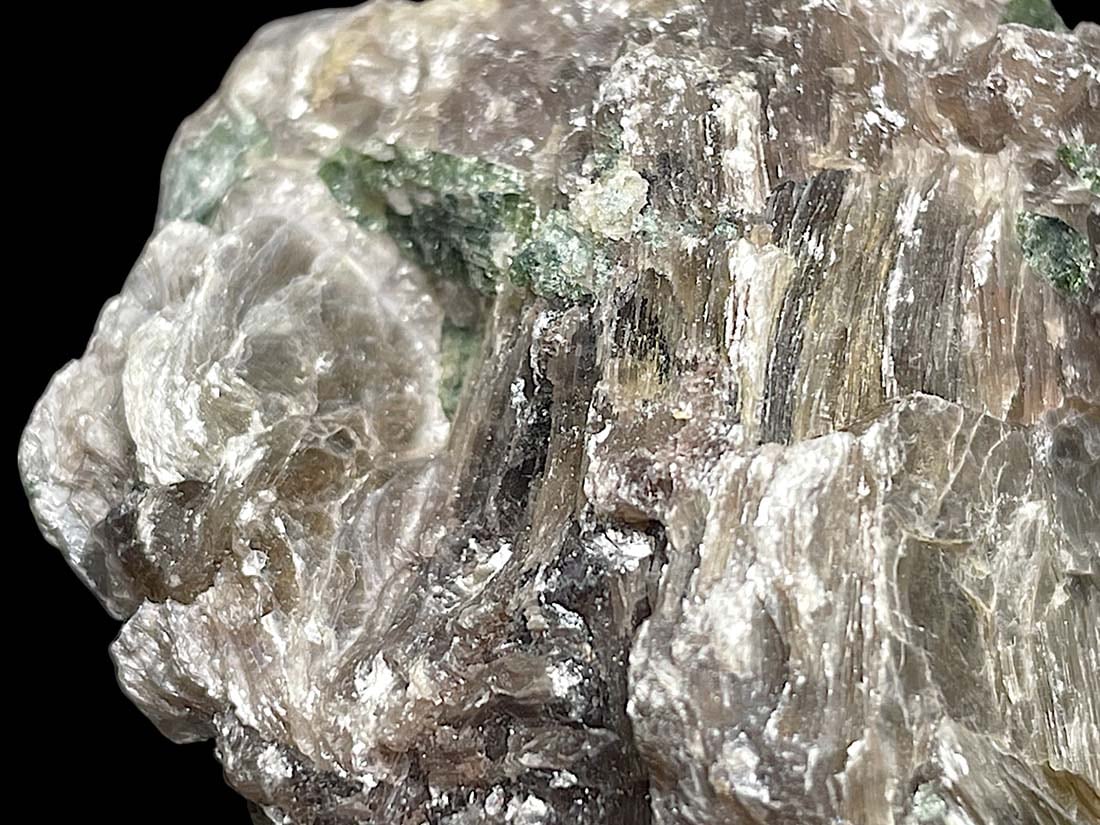 レピドライト with エルバイトトルマリン ( リチア雲母 , リチア電気石