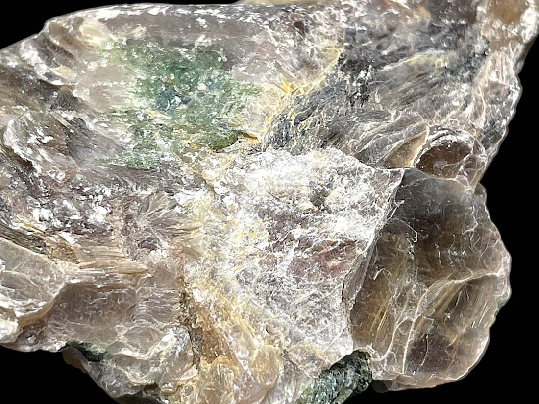 レピドライト with エルバイトトルマリン ( リチア雲母 , リチア電気石