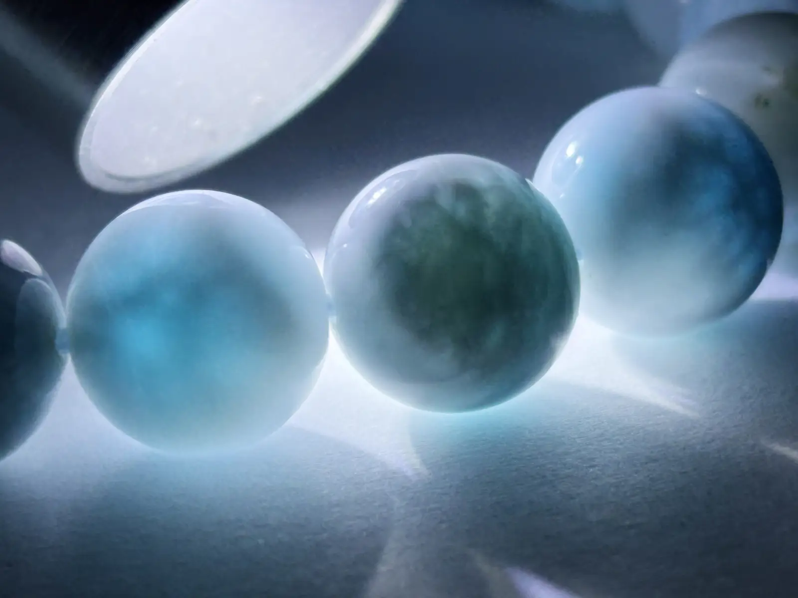【ドミニカ共和国産】ラリマー ドミニカ共和国産 ラリマー 11.5mm ブレスレット / Larimar