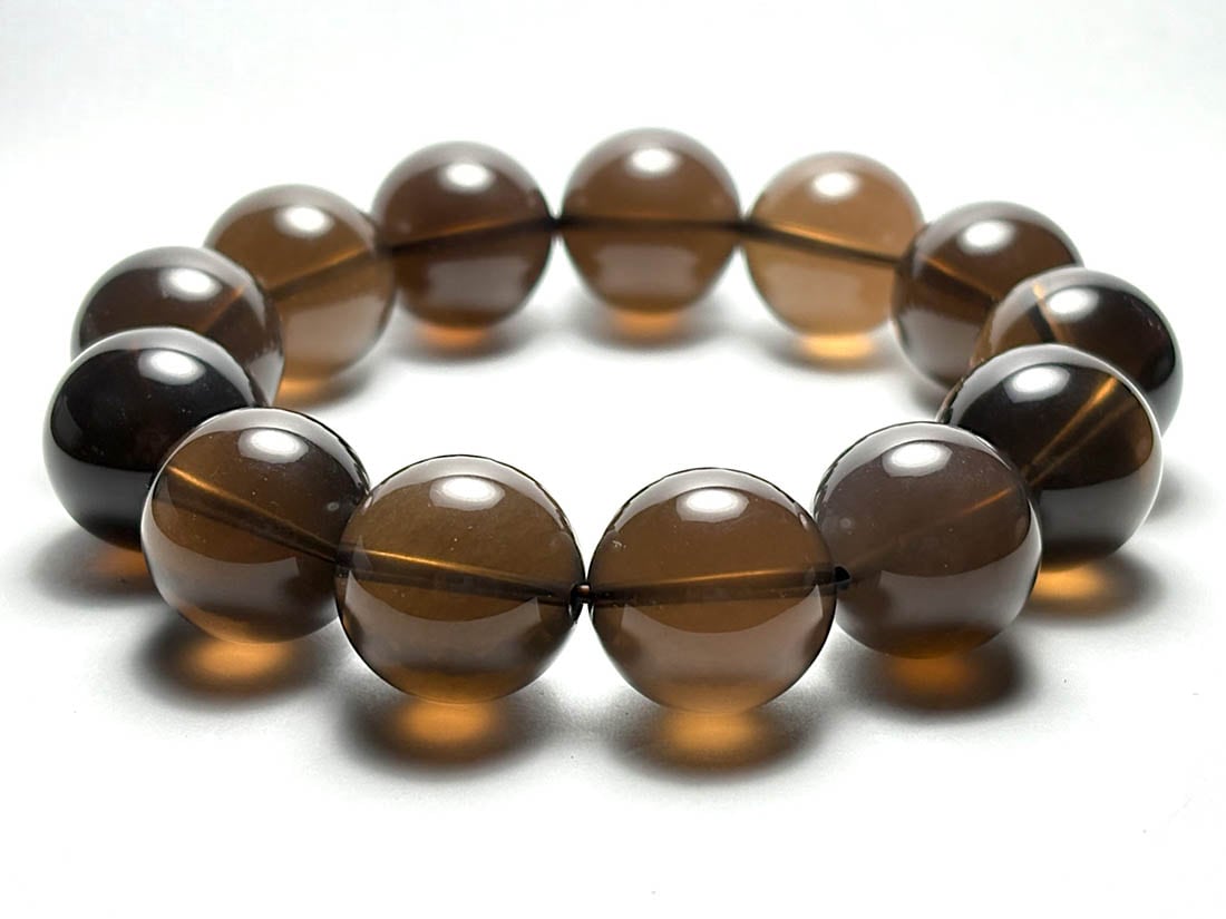 14kgfスモーキークォーツ✖️MOP・ヘソナイトブレスレット 14kgfスモーキークォーツ✖️MOP・ヘソナイトブレスレット 14kgf