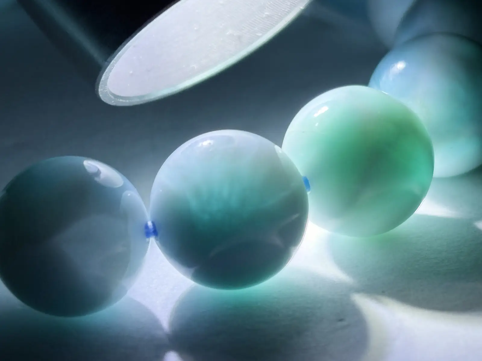 ドミニカ共和国産 ラリマー 11mm ブレスレット / Larimar