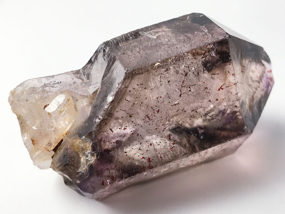 ジンバブエ産レピドクロサイトin水入りアメジスト(セプター)