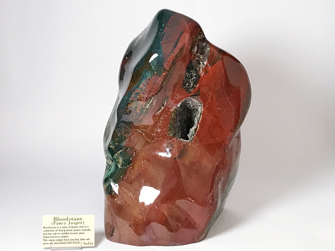 インド産ブラッドストーン(ファンシージャスパー)/Fancy Jasper