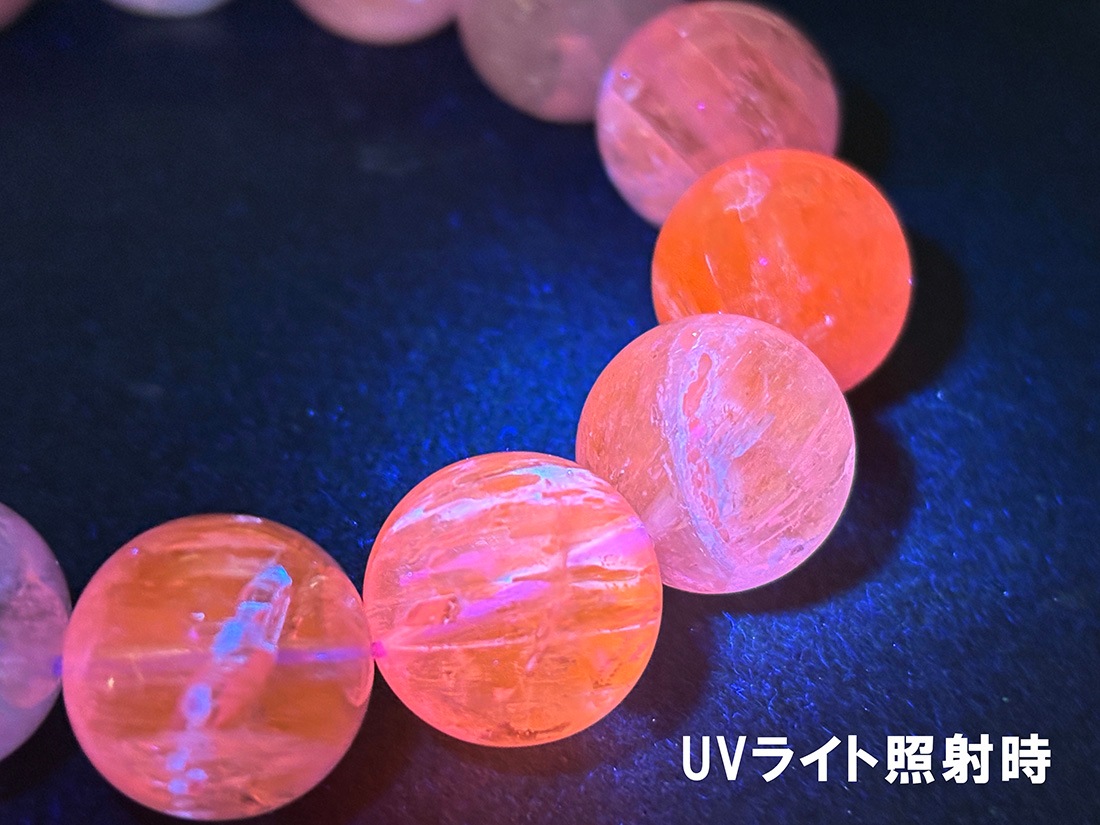 ★大粒！ラベンダークンツァイト 14.5ミリ珠 ブレスレットC(SA) ☆大粒！ラベンダークンツァイト 14.5ミリ珠 ブレスレットC(SA) 【公式