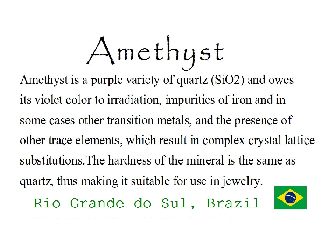 ブラジル産 アメジスト クラスター (紫水晶) / Amethyst