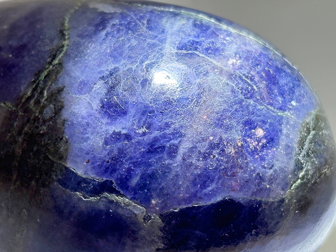 アイオライトサンストーン エッグ/ Iolite Sunstone Egg