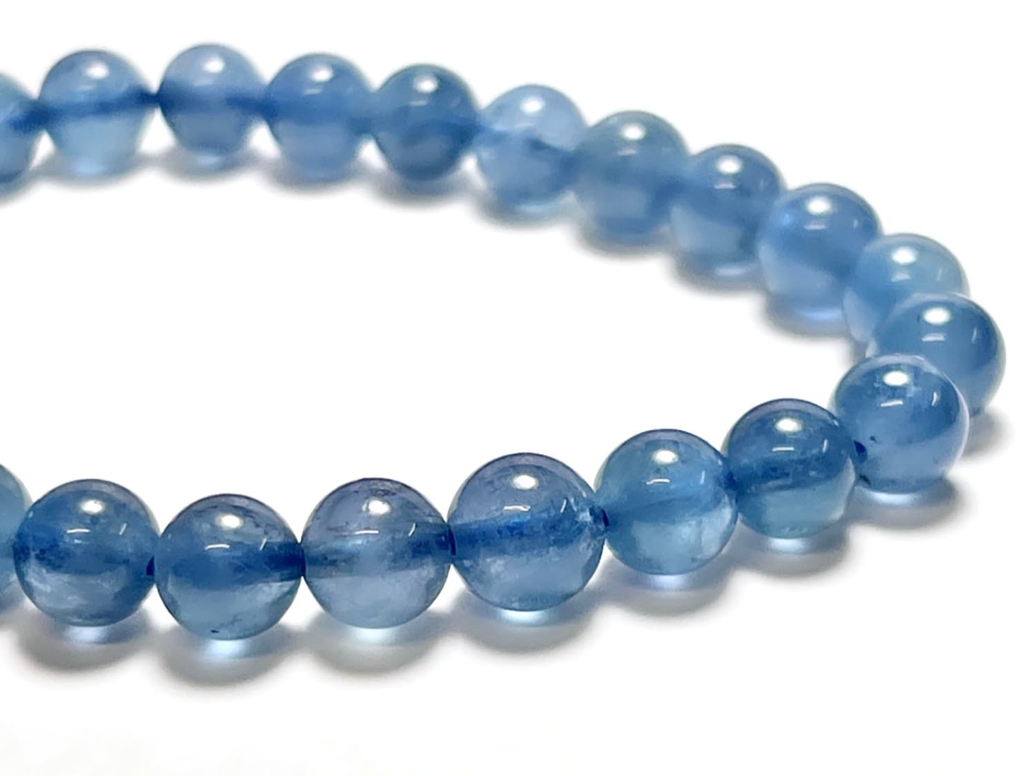 アクアマリン 7mmブレスレット ( 藍玉 )/ Aquamarine
