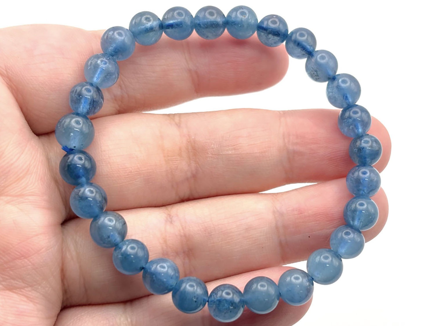アクアマリン 7mmブレスレット ( 藍玉 )/ Aquamarine