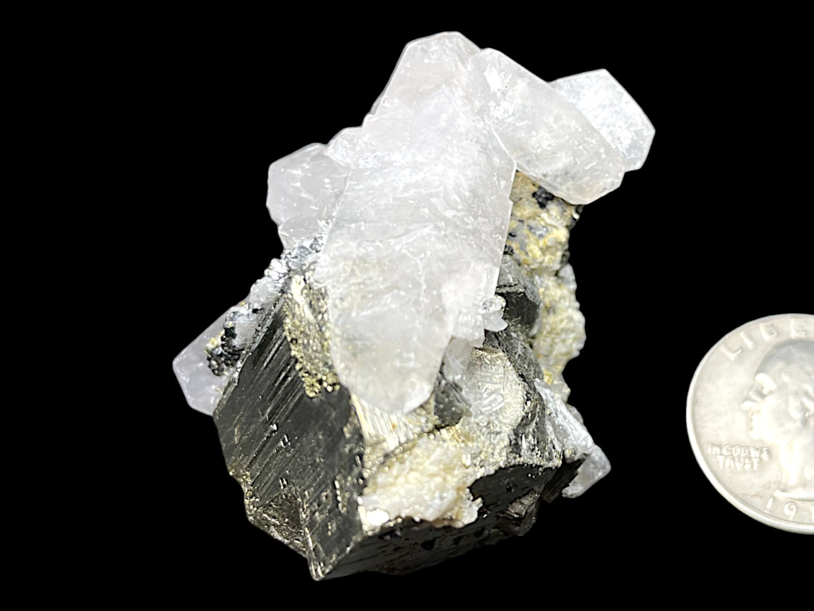 ブルガリア産 チャルコパイライト共生カテドラル水晶 特大5.3kg