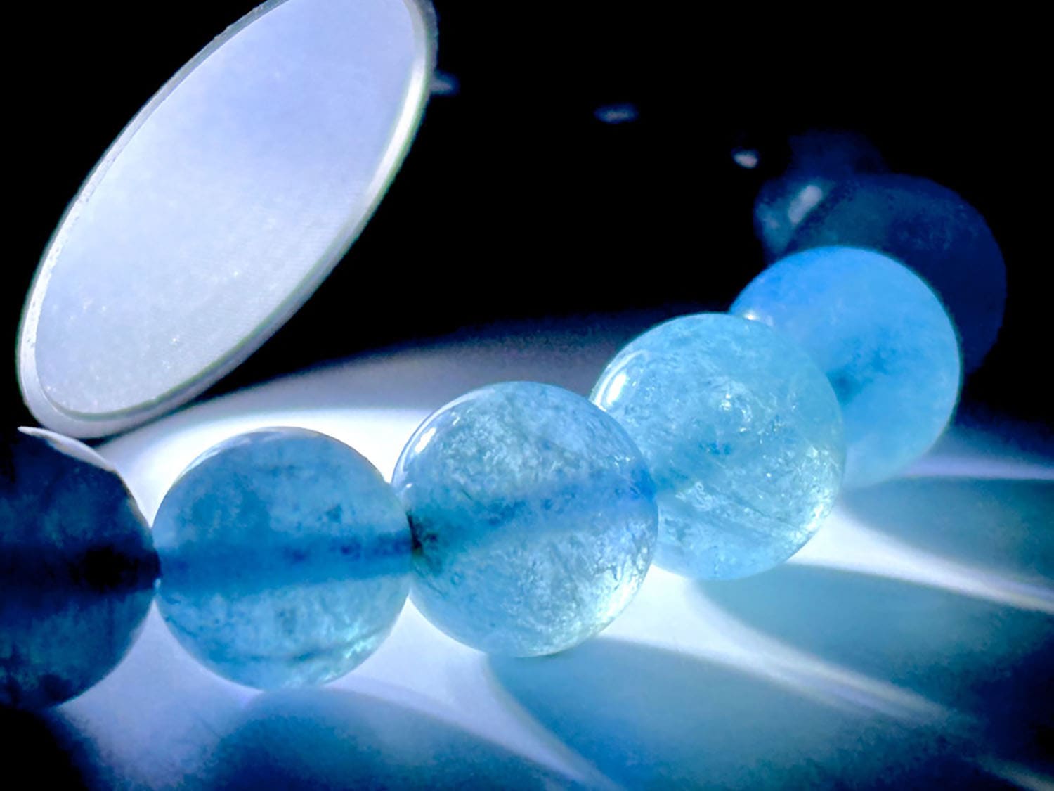 アクアマリン 8mmブレスレット ( 藍玉 )/ Aquamarine