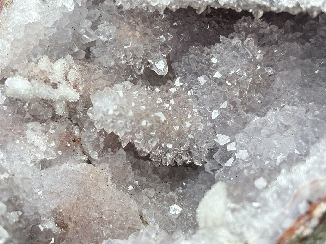 モロッコ産 水晶ジオード ペア/Quartz Geode