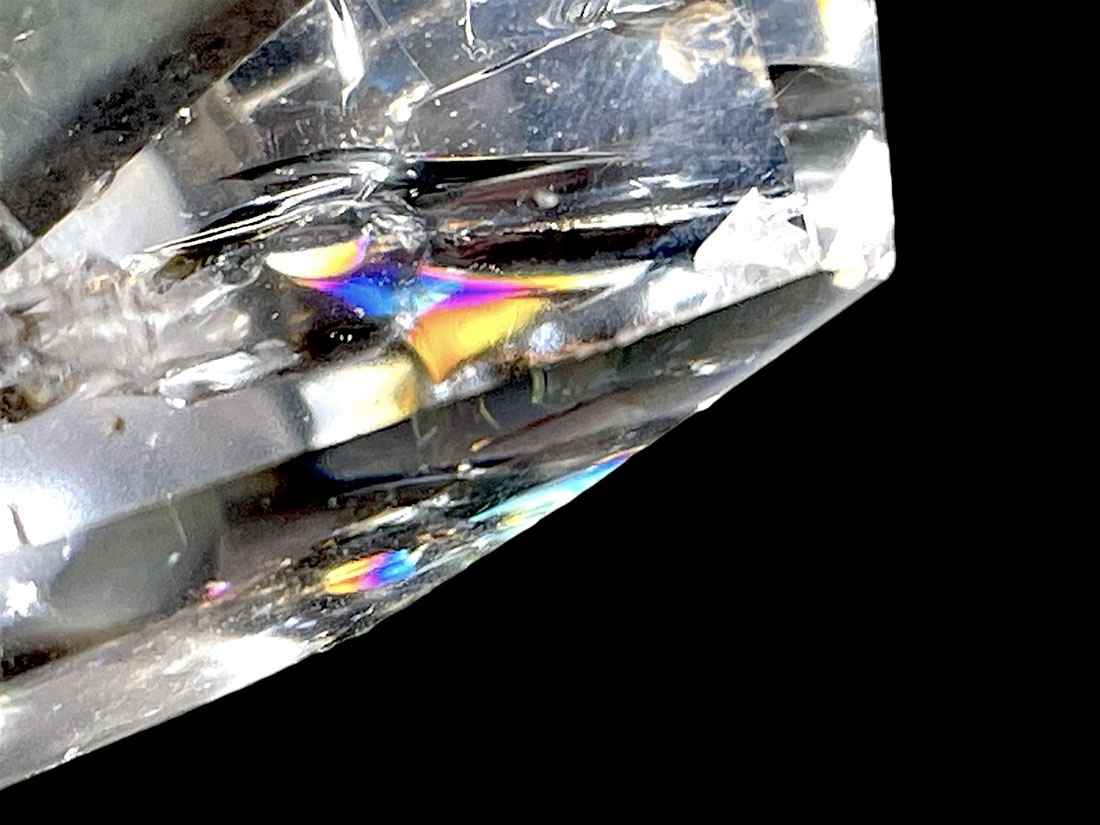 ブラジル産 アイリスクォーツ ( レインボークォーツ ) ラフカット