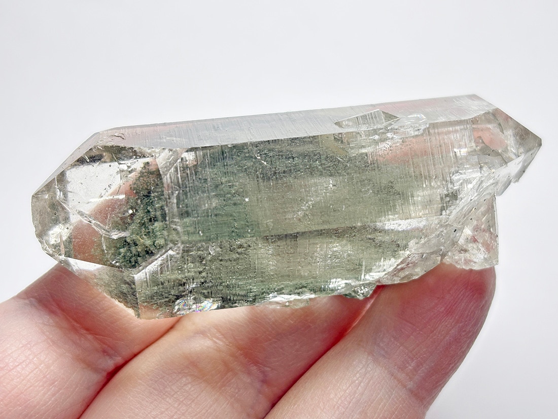 インド マニハール産 ヒマラヤ水晶(クローライト共生)/ Himalayan