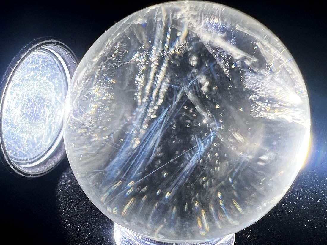 エンジェルラダー水晶 26mm丸玉