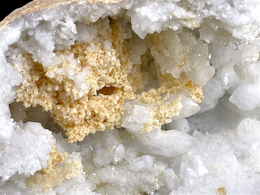 モロッコ産水晶ジオード ペアLサイズ/Quartz Geode