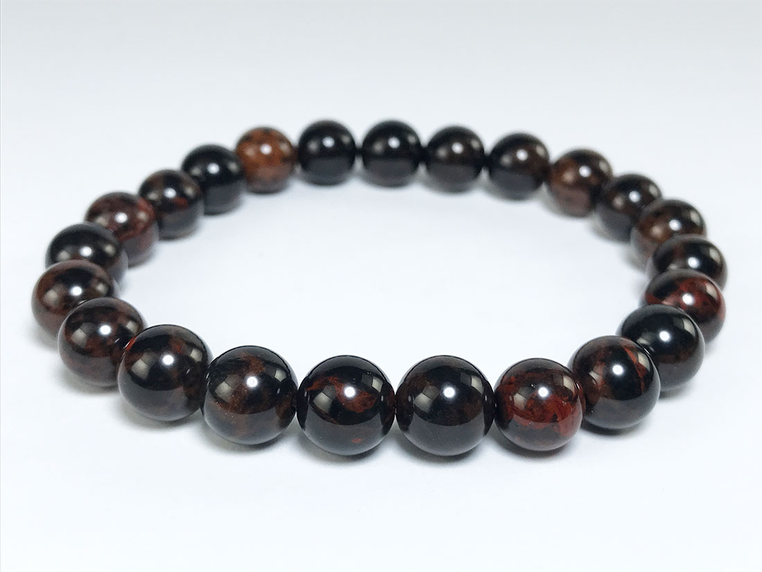 北海道産 花十勝(紅十勝石) 8mmブレスレット