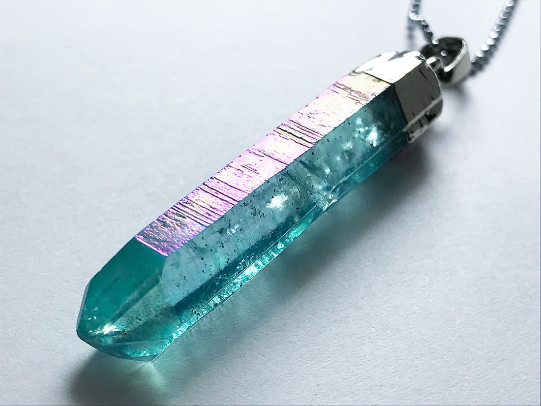 アクアオーラ水晶 ペンダントトップ