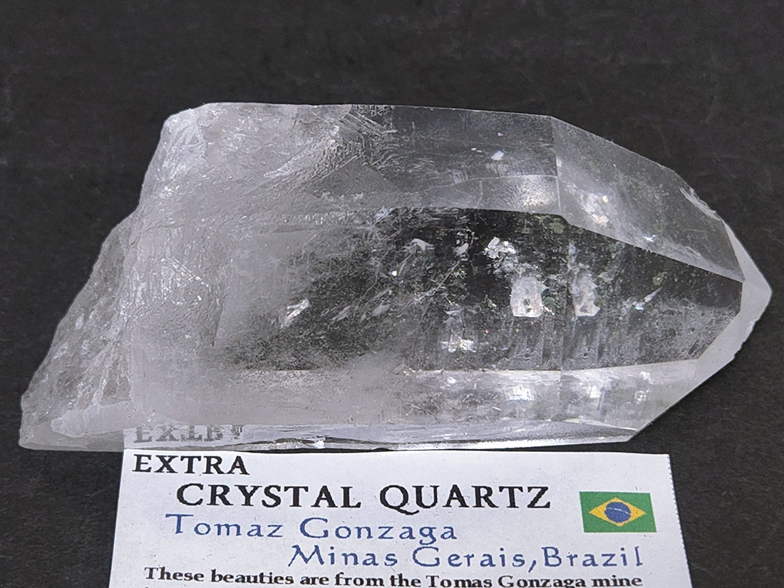 ブラジル・トマスゴンサガ鉱山産 水晶ポイント / Quartz Crystal Cluster
