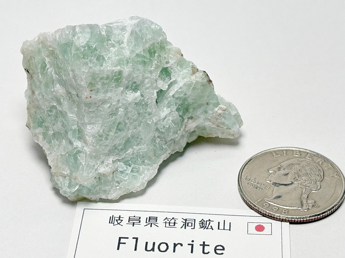岐阜県笹洞鉱山 フローライト / Fluorite