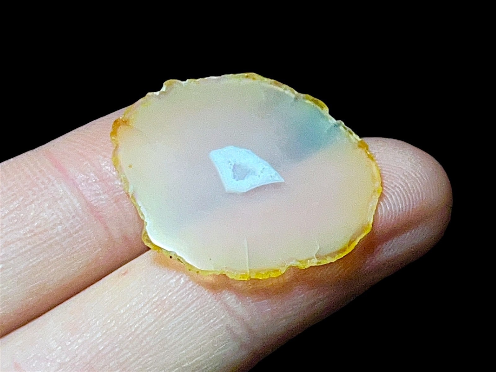 インドネシア産 イリスアゲート スライス(ミニ) /Iris Agate