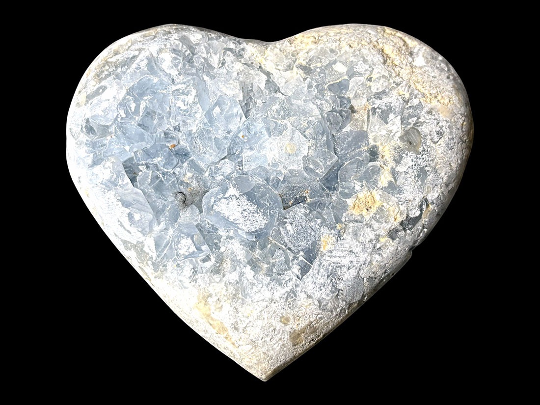 マダガスカル産 セレスタイト ハート型 クラスター/Celestite