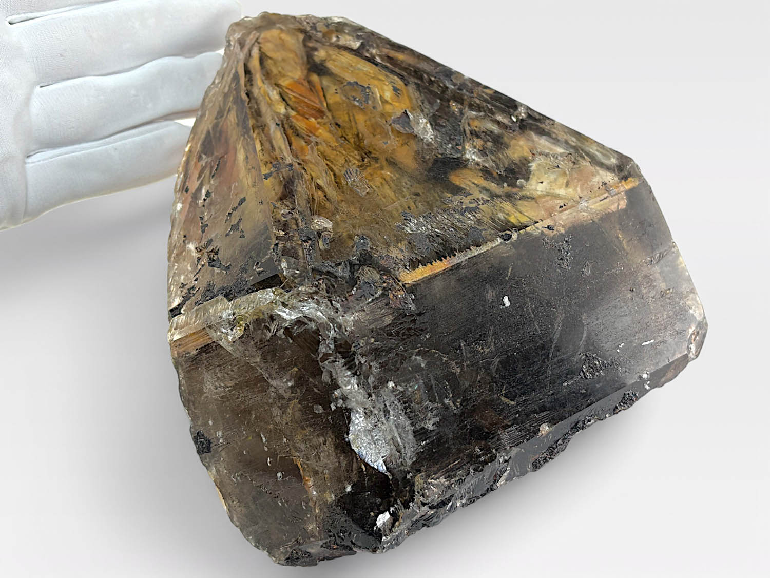 ブラジル産 スモーキーエレスチャル原石1.4Kg