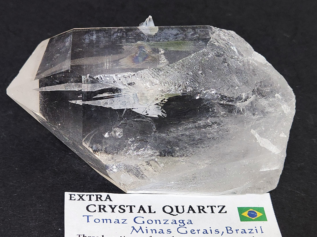 ブラジル・トマスゴンサガ鉱山産 水晶ポイント / Quartz Crystal Cluster