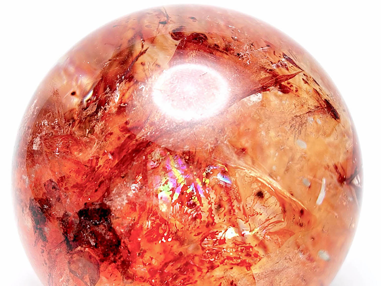 オーロラクォーツ 60mm丸玉