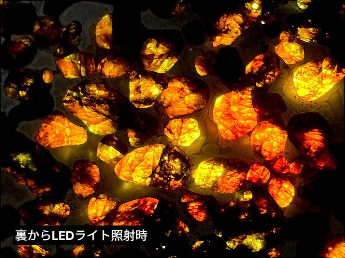 ケニア産 セリコパラサイト隕石 大型 / Sericho Pallasite Meteorite