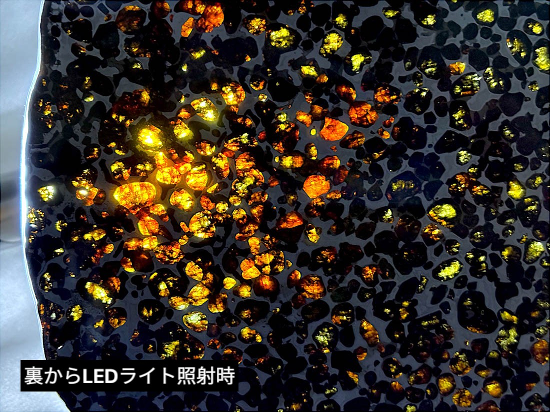 ケニア産 セリコパラサイト隕石 大型 / Sericho Pallasite Meteorite