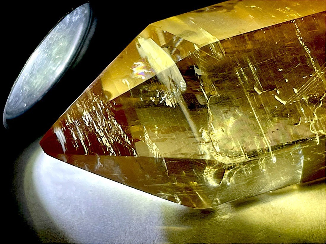 メキシコ産 ハニーカルサイト ポイント / Honny Calcite