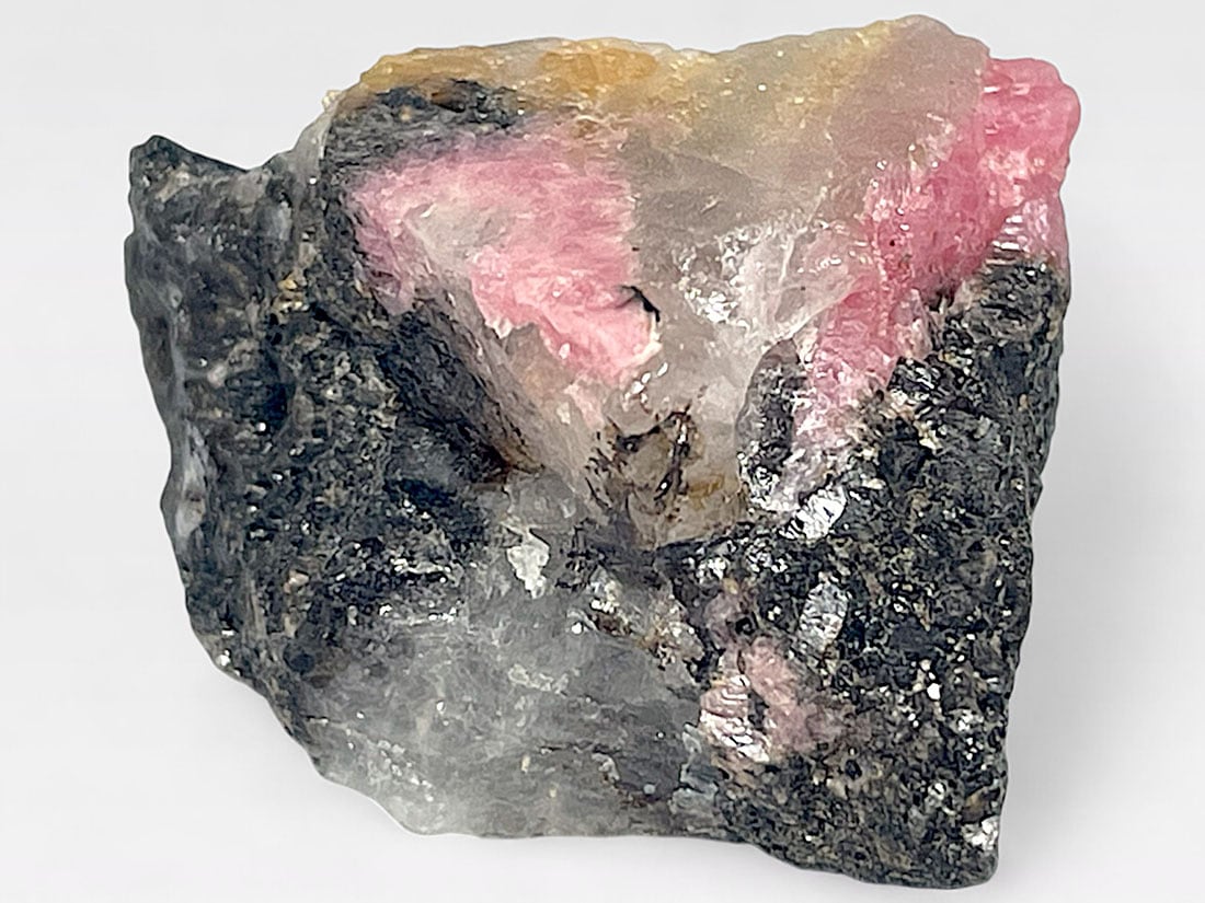 じゅわーっとくる！綺麗なロードナイト！すんごい！ ロードナイトinクォーツ ( 薔薇輝石 )/ Rhodonite in Quartz