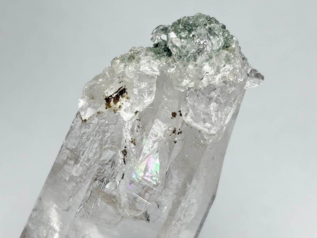 インド マニハール産 ヒマラヤ水晶 (クローライト共生)/ Himalayan