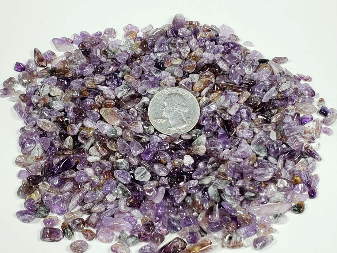 びっしり カクセコナイト✨ 【愛の守護石♡】虹入り˚✧₊⁎アメジスト
