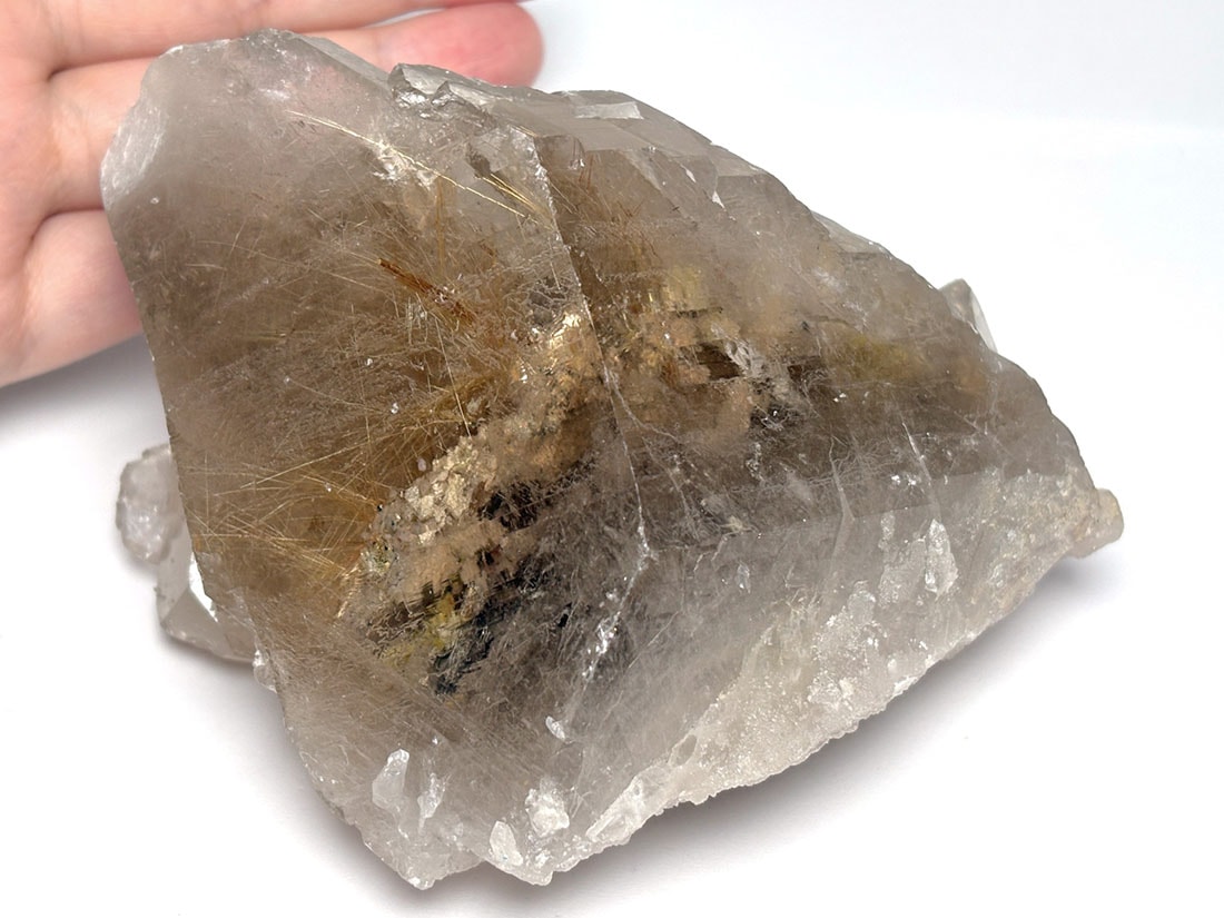 ブラジル産 ルチルクォーツ ( 金鉱石入り水晶 )/Rutilated Quartz