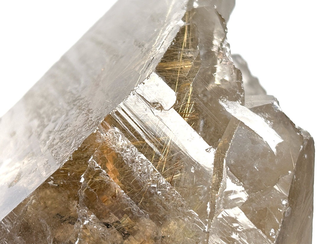 ブラジル産 ルチルクォーツ ( 金鉱石入り水晶 )/Rutilated Quartz