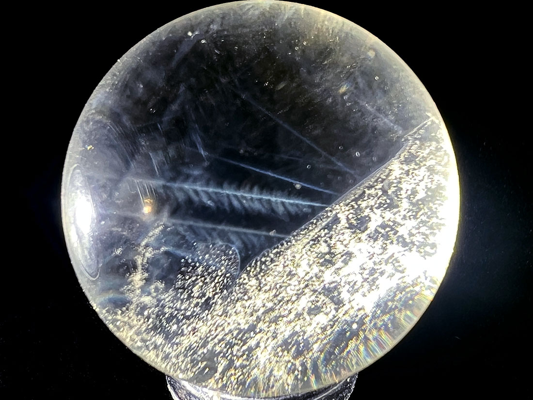 エンジェルラダー水晶 26mm丸玉