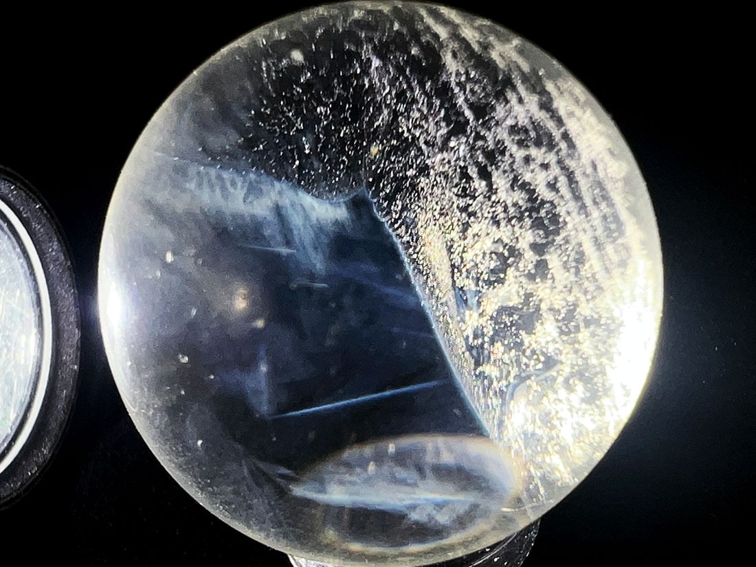 エンジェルラダー水晶 26mm丸玉