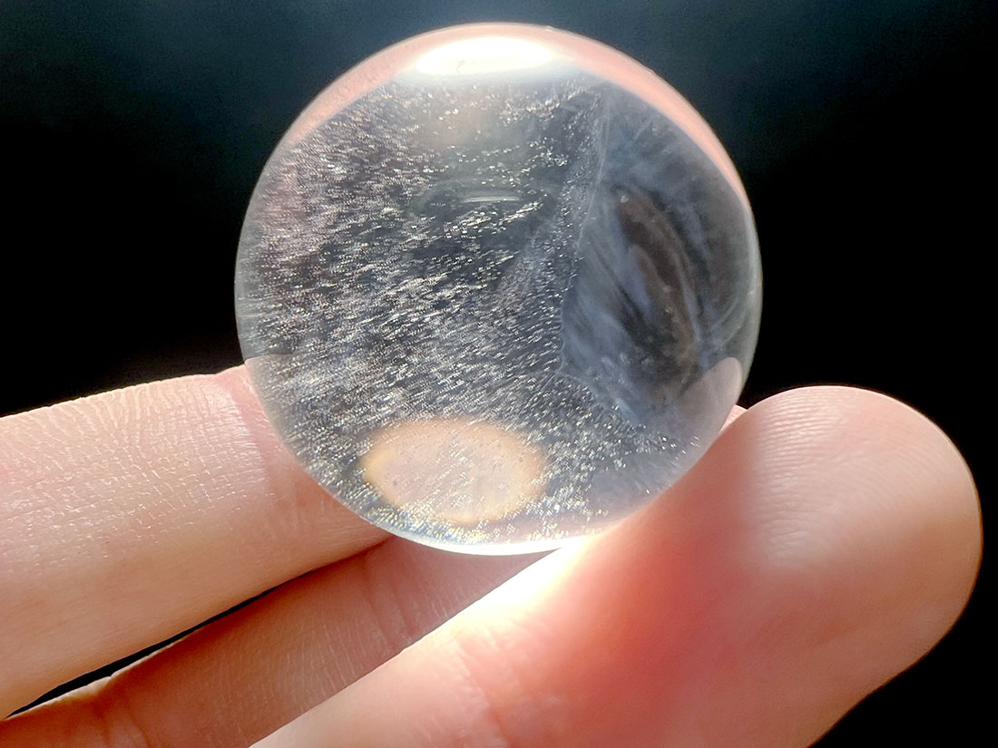 エンジェルラダー水晶 26mm丸玉