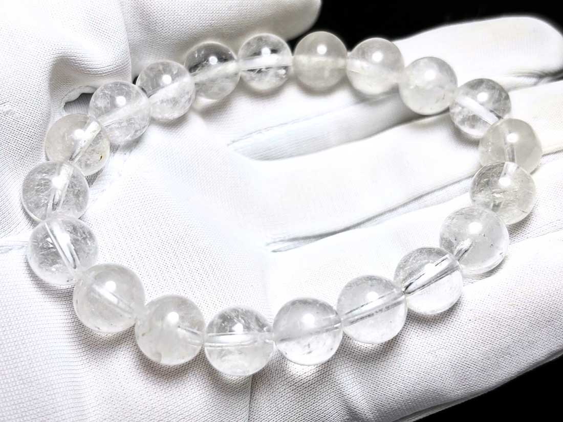 専用ページ チベットカイラス産 エレスチャルクォーツ チベット産 カイラスクォーツブレスレット