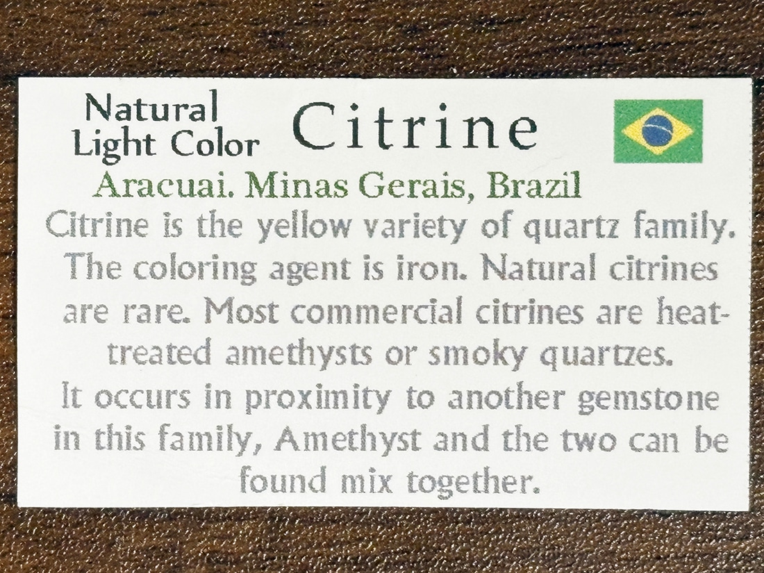 ブラジル産 カテドラルシトリン (ナチュラルカラー ) /Cathedral Citrine