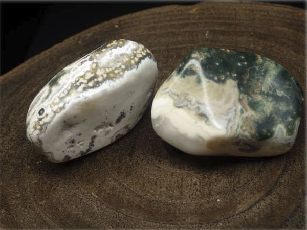 オーシャンジャスパー　アイジャスバー　タンブル オーシャンジャスパータンブル2個セット