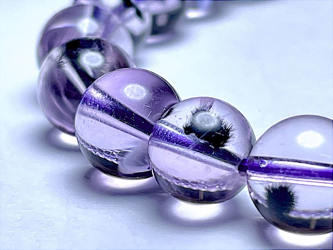 極美】ロマネサイトインアメジスト ブレスレット