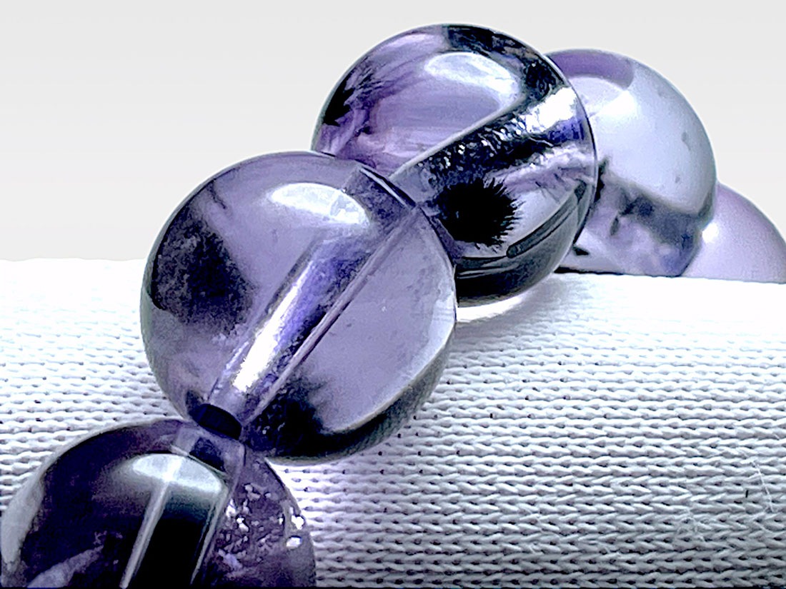 極美】ロマネサイトインアメジスト ブレスレット ロマネサイト in