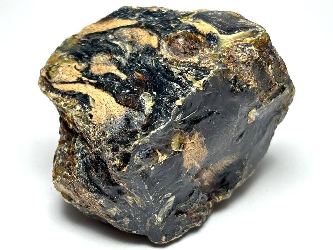 インドネシア・スマトラ産 ブルーアンバー ラフ ( 青琥珀 ) / BlueAmber